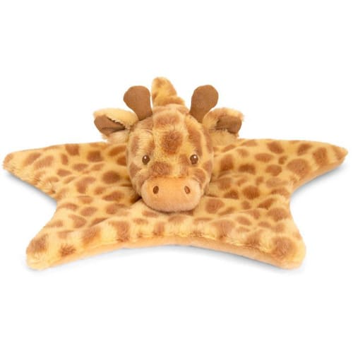 32cm Keeleco Huggy Giraffe Blanket - Calm Cuddle Buddy